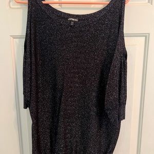 Express cold shoulder top